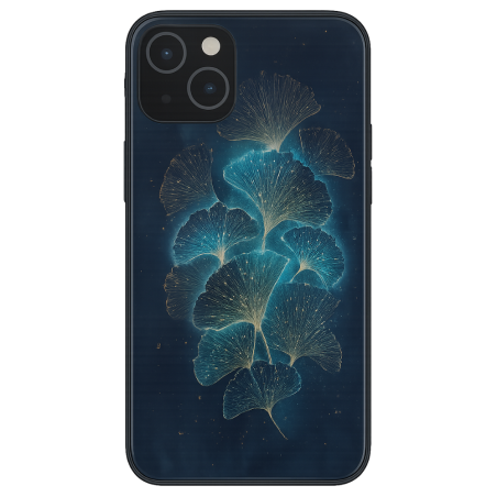 Coque Lumineuse iPhone – Flash LED Réactif pour Toutes Notifications (Feuille de Ginkgo) — ECO · Smarty Paris 18e